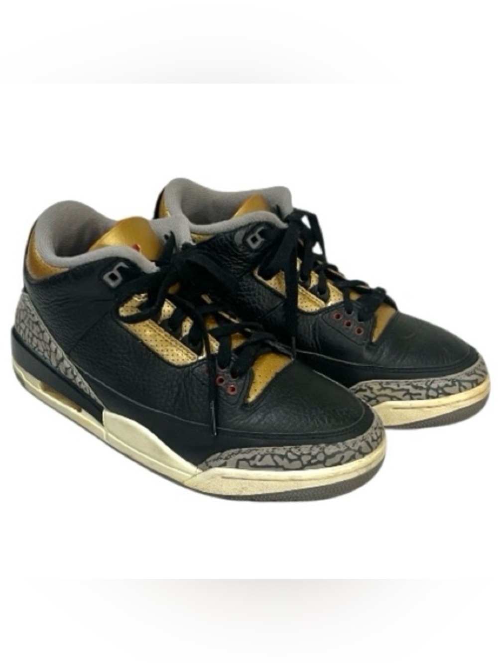 Nike Air Jordan 3 Retro Black Cement Gold CK9246-067 Sneakers 8